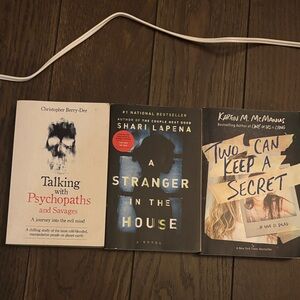 Set of Three Mystery and Crime Books